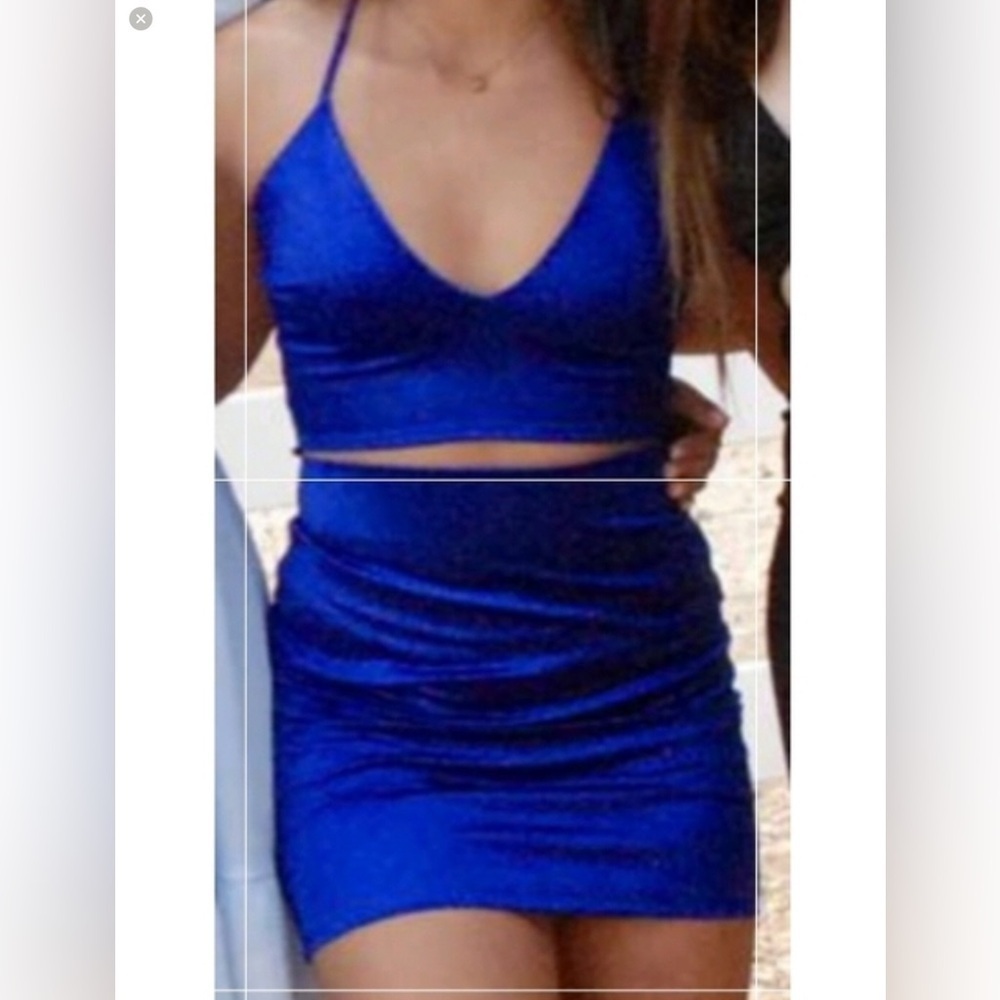 Windsor Royal Blue Pencil Skirt